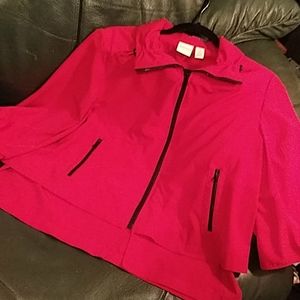 Chico's Red Pea Coat